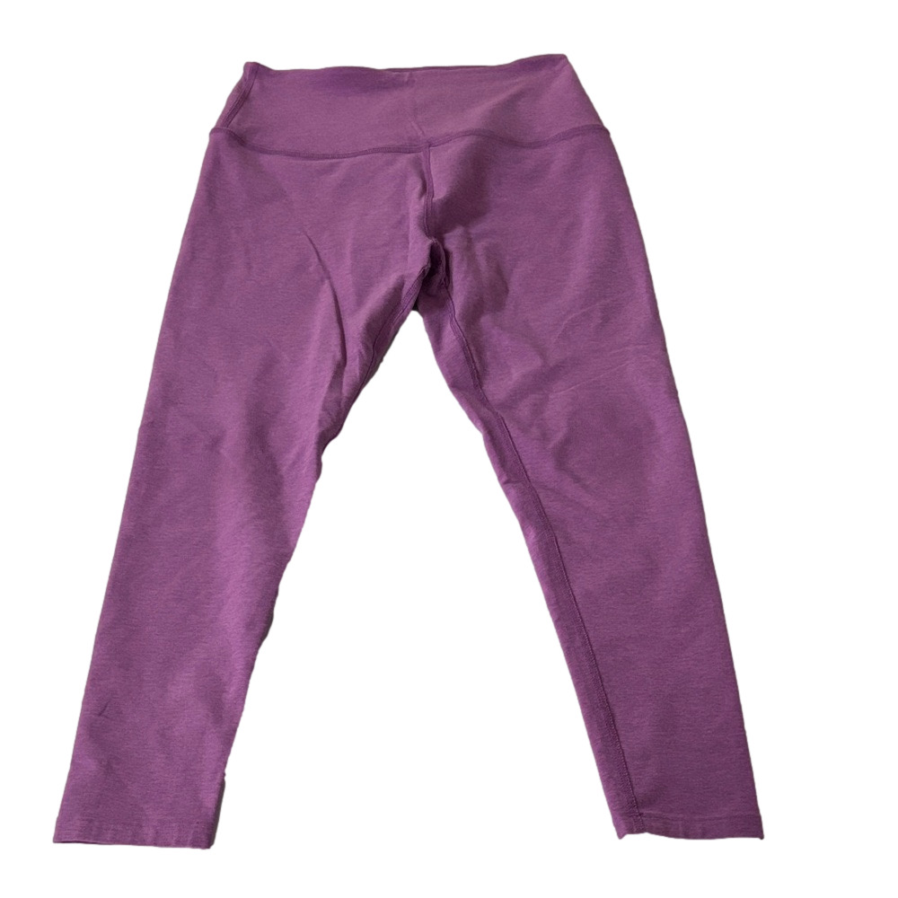 Beyond Yoga Lilac Purple Capri Leggings Sz L | Soft Activewear Pilates